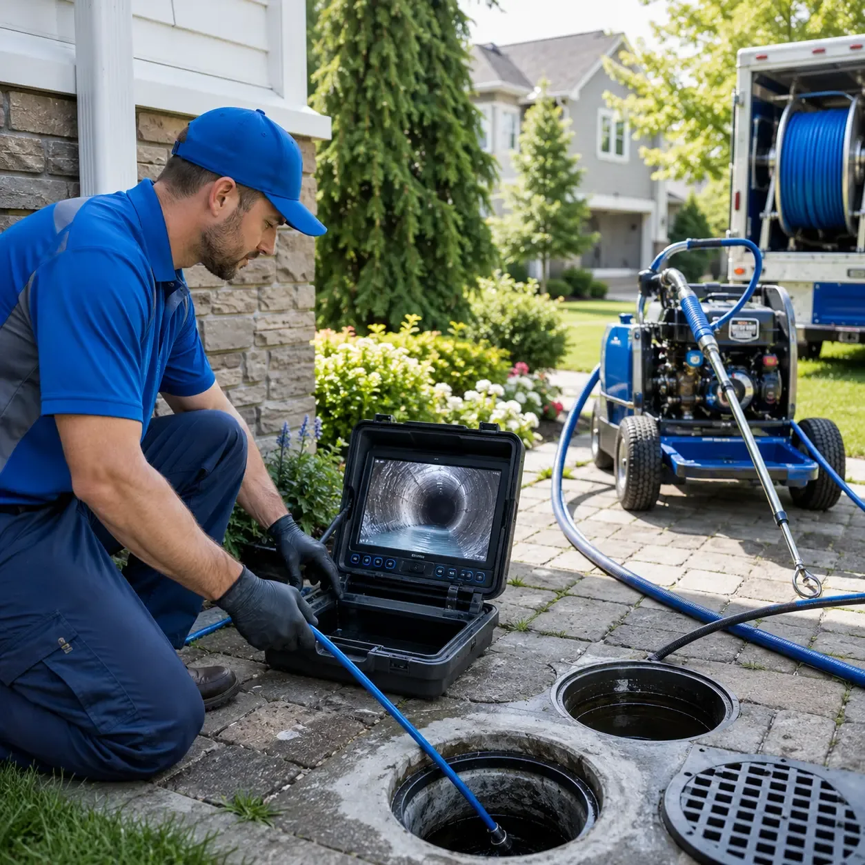 Outdoor drain cleaning professionals serving Hunter, KS